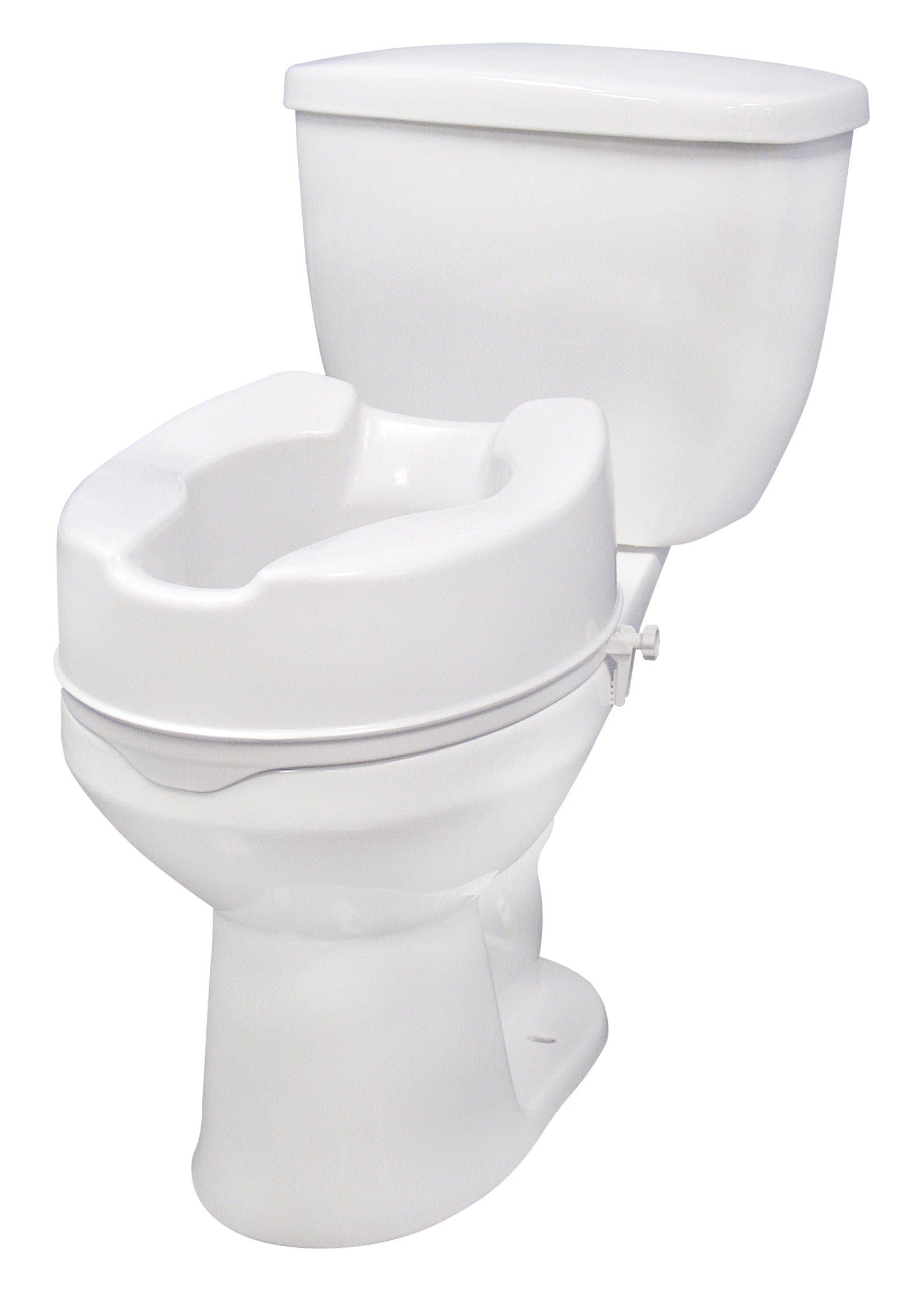 Drive Medical Bathroom Safety Drive Medical Raised Toilet Seat with Lock, Standard Seat
