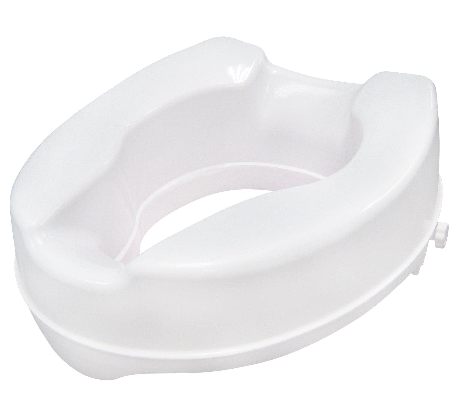 Drive Medical Bathroom Safety 4" Height Drive Medical Raised Toilet Seat with Lock, Standard Seat