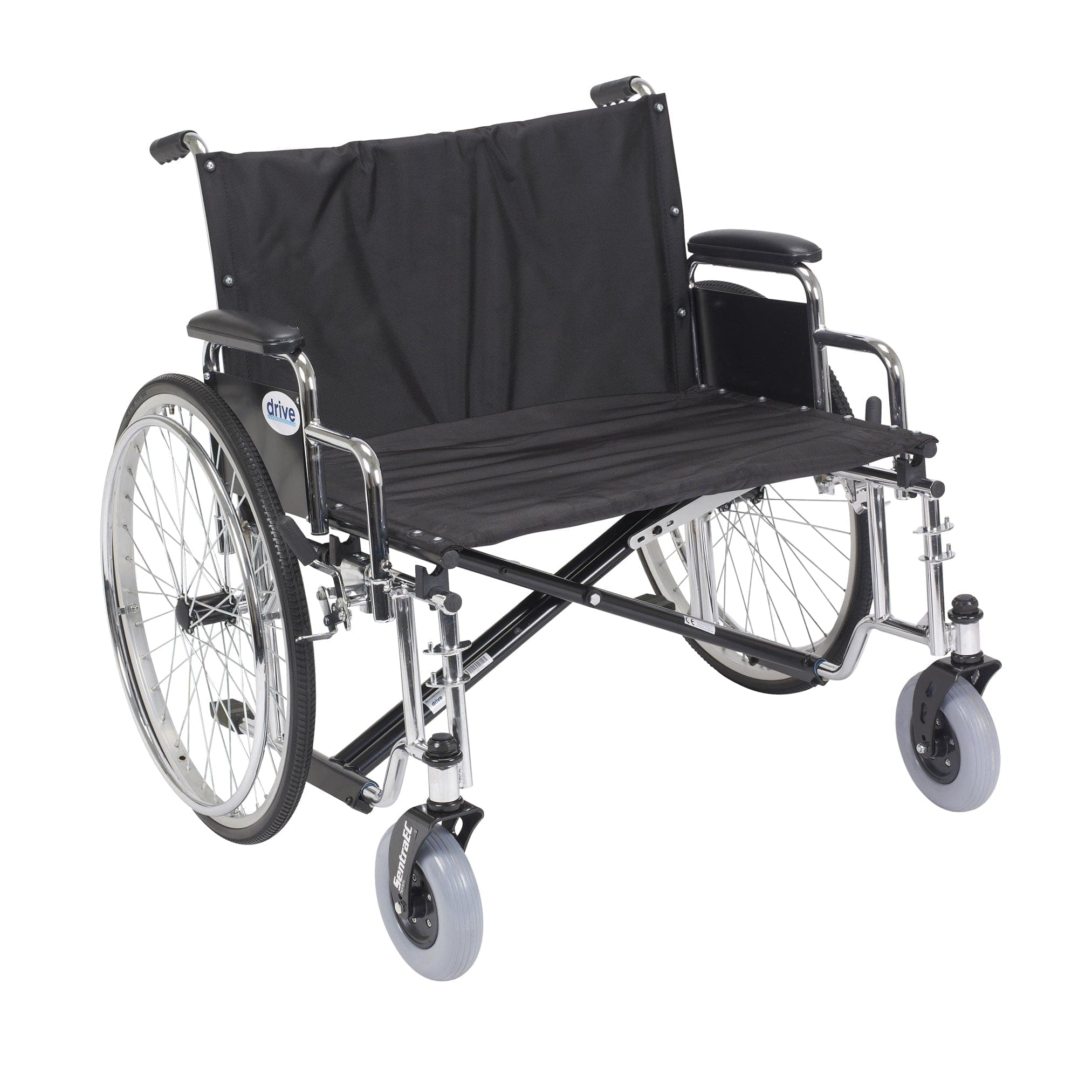 Drive Medical Wheelchairs Detachable Desk Arms / 28" Seat Drive Medical Sentra EC Heavy Duty Extra Wide Wheelchair