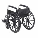 Drive Medical Wheelchairs/Standard Wheelchairs Drive Medical Silver Sport 1 Wheelchair with Full Arms and Swing away Removable Footrest