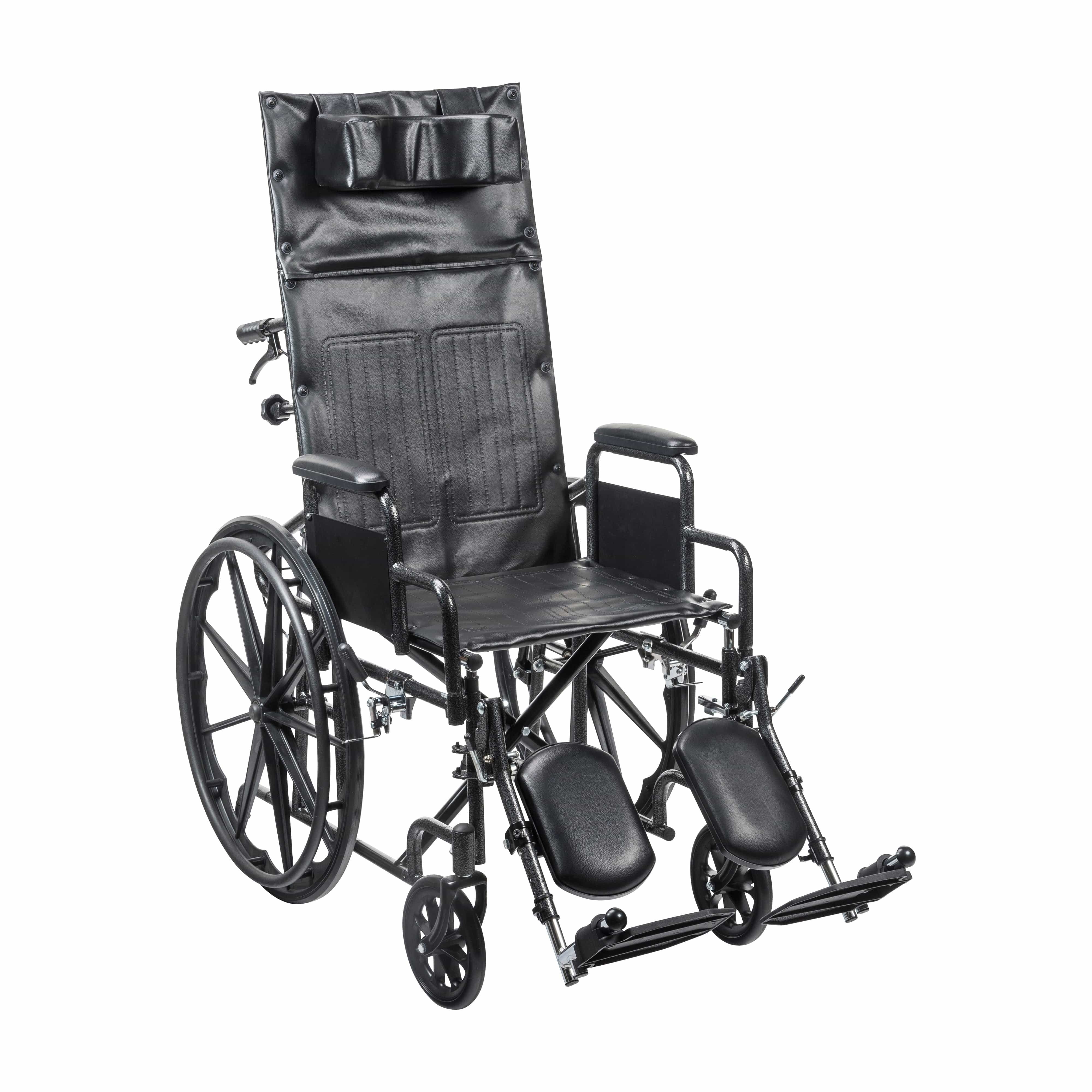 Drive Medical Wheelchairs Desk Arms / 16" Seat Drive Medical Silver Sport Full-Reclining Wheelchair Wholesale