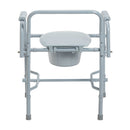 Drive Medical Commodes Drive Medical Steel Drop Arm Bedside Commode with Padded Arms