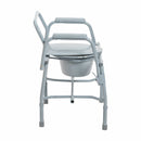 Drive Medical Commodes Drive Medical Steel Drop Arm Bedside Commode with Padded Arms