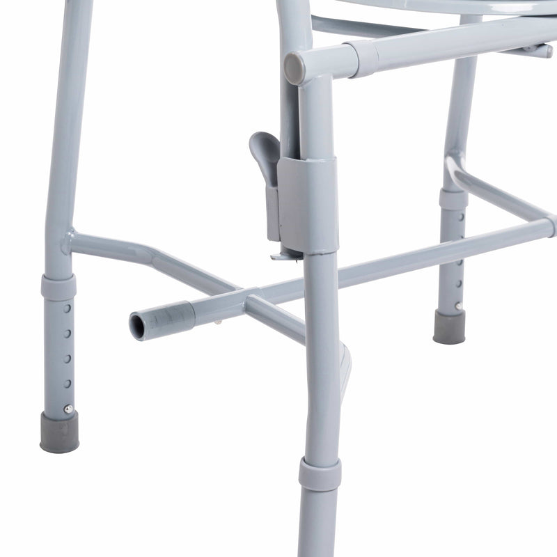 Drive Medical Commodes Drive Medical Steel Drop Arm Bedside Commode with Padded Arms