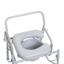 Drive Medical Commodes Drive Medical Steel Drop Arm Bedside Commode with Padded Seat & Arms