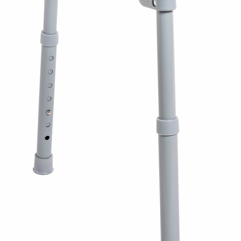 Drive Medical Commodes Drive Medical Steel Folding Deep Seat Bedside Commode