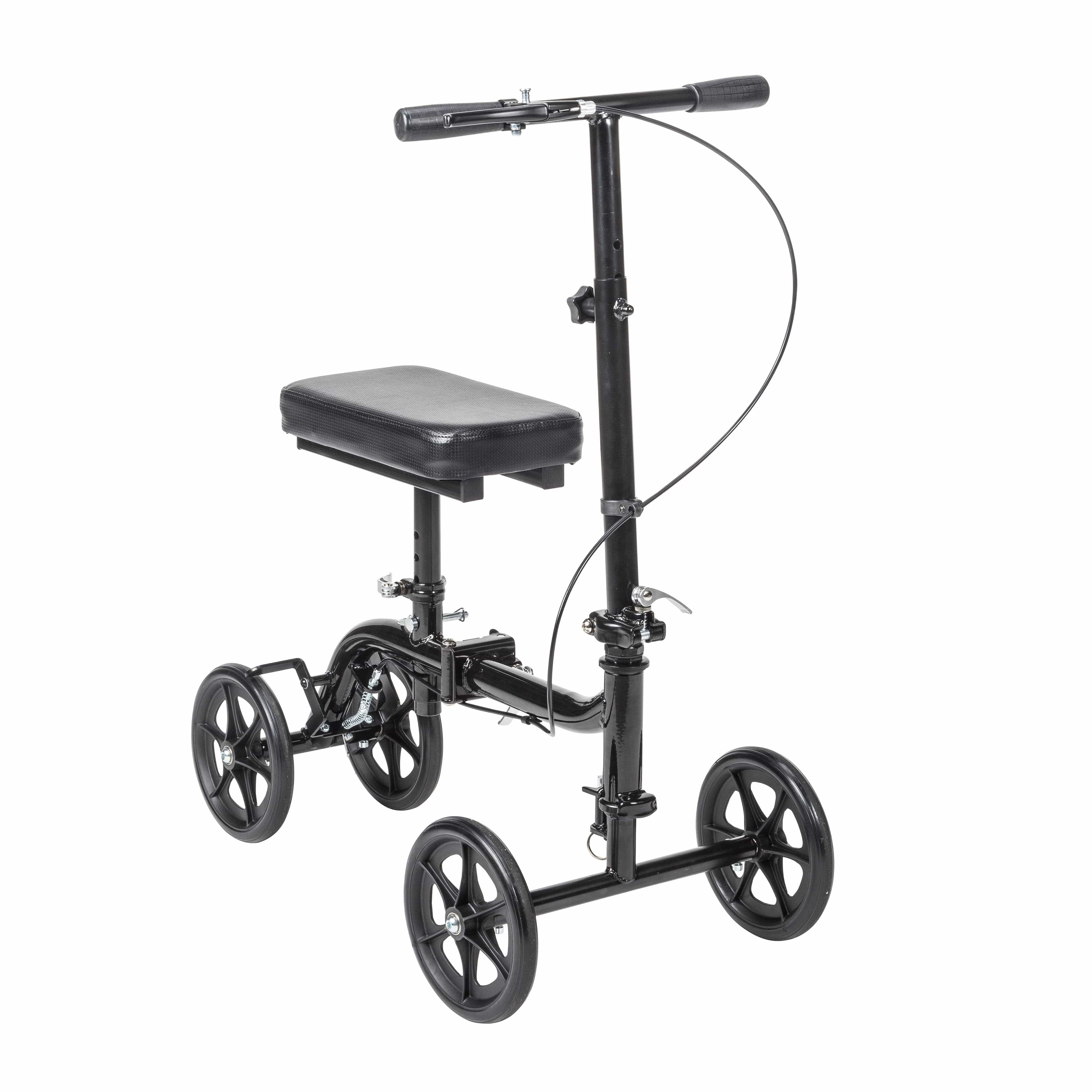 Drive Medical Walkers Drive Medical Steerable Folding Knee Walker Knee Scooter, Alternative to Crutches