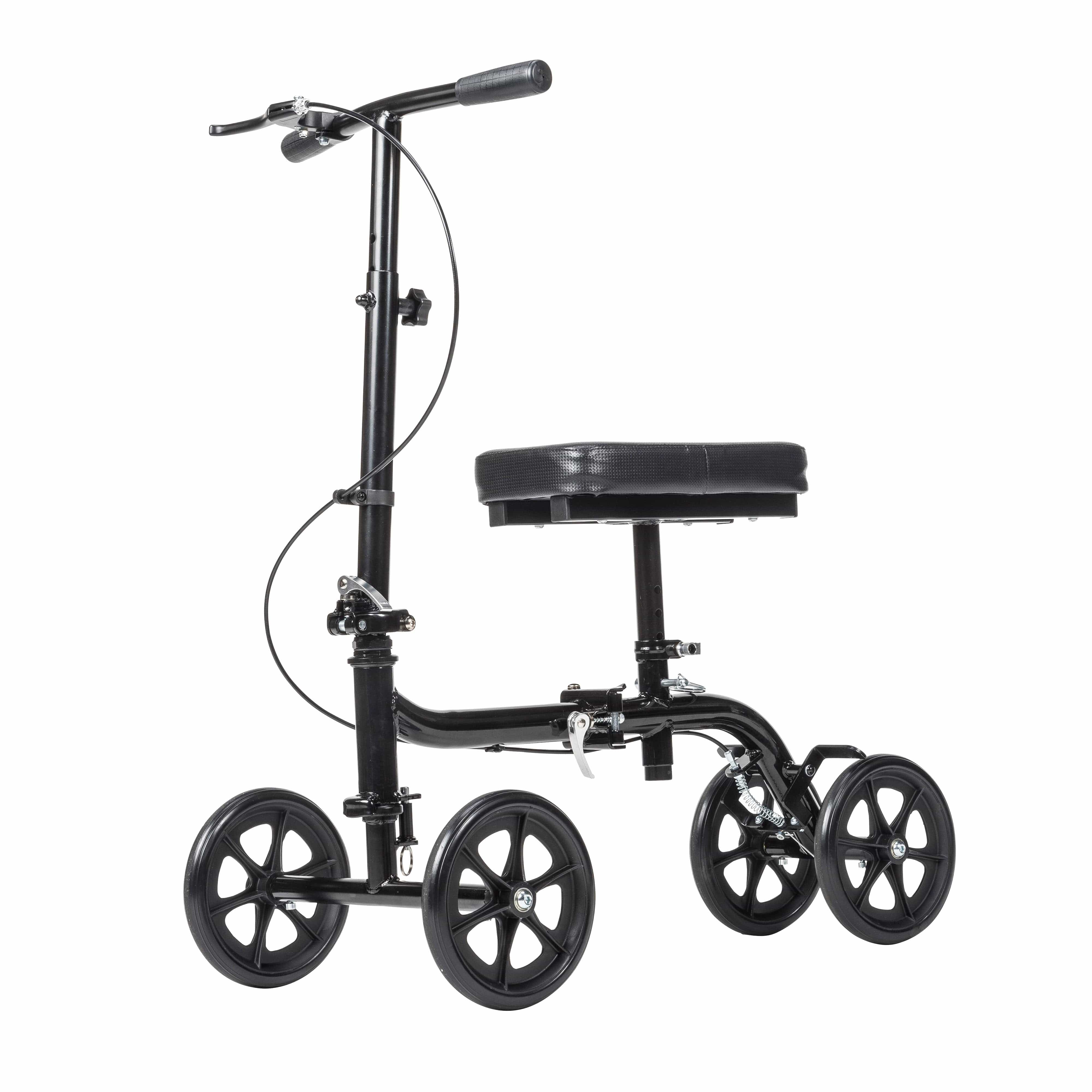 Drive Medical Walkers Drive Medical Steerable Folding Knee Walker Knee Scooter, Alternative to Crutches