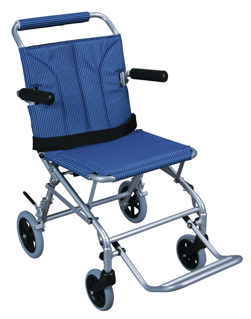 Drive Medical Transport Chairs Drive Medical Super Light Folding Transport Wheelchair with Carry Bag