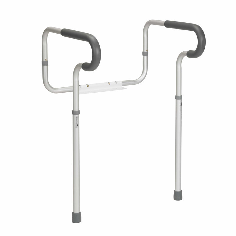 Drive Medical Bathroom Safety Drive Medical Toilet Safety Frame with Padded Armrests