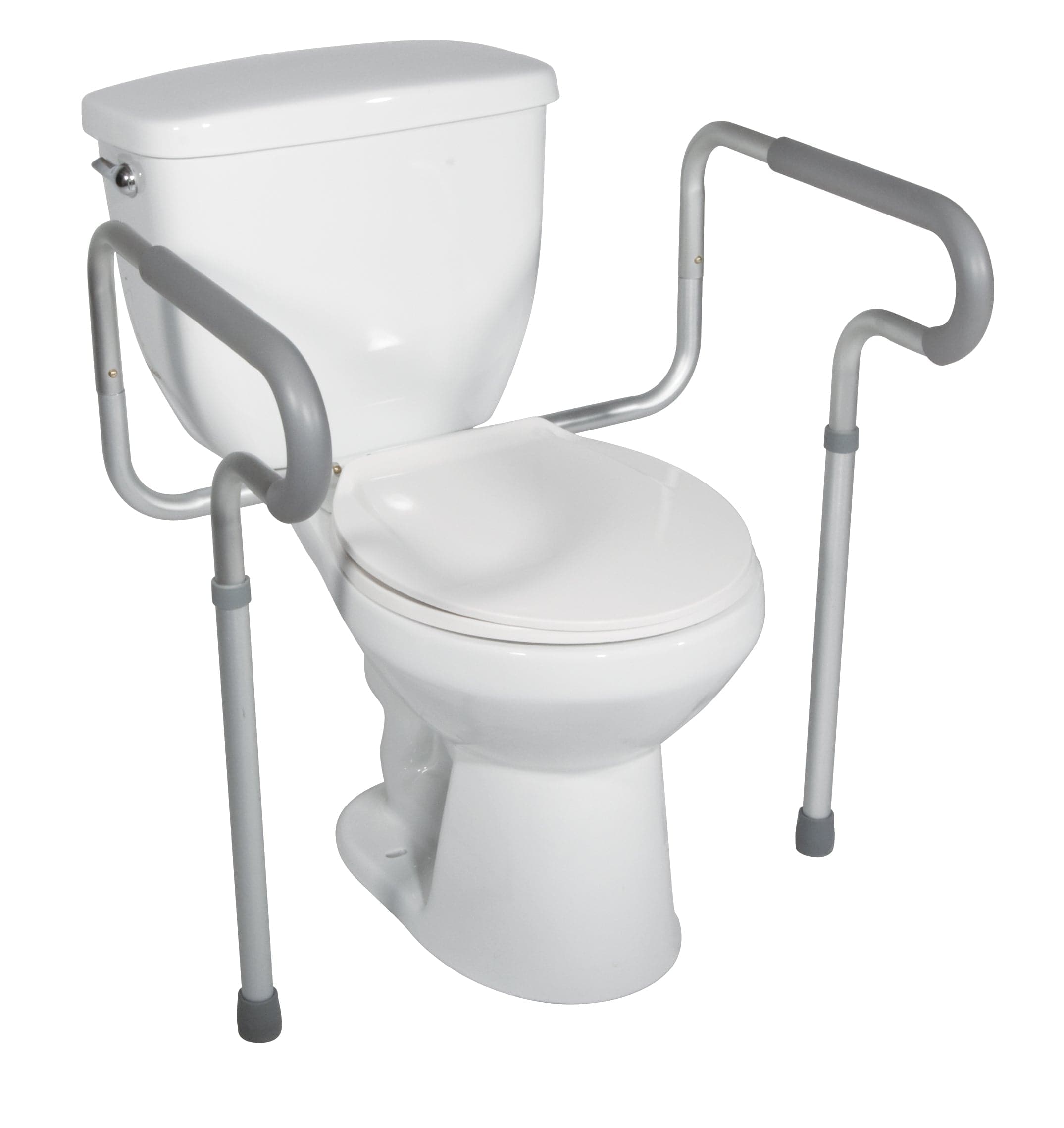 Drive Medical Bathroom Safety Drive Medical Toilet Safety Frame with Padded Armrests