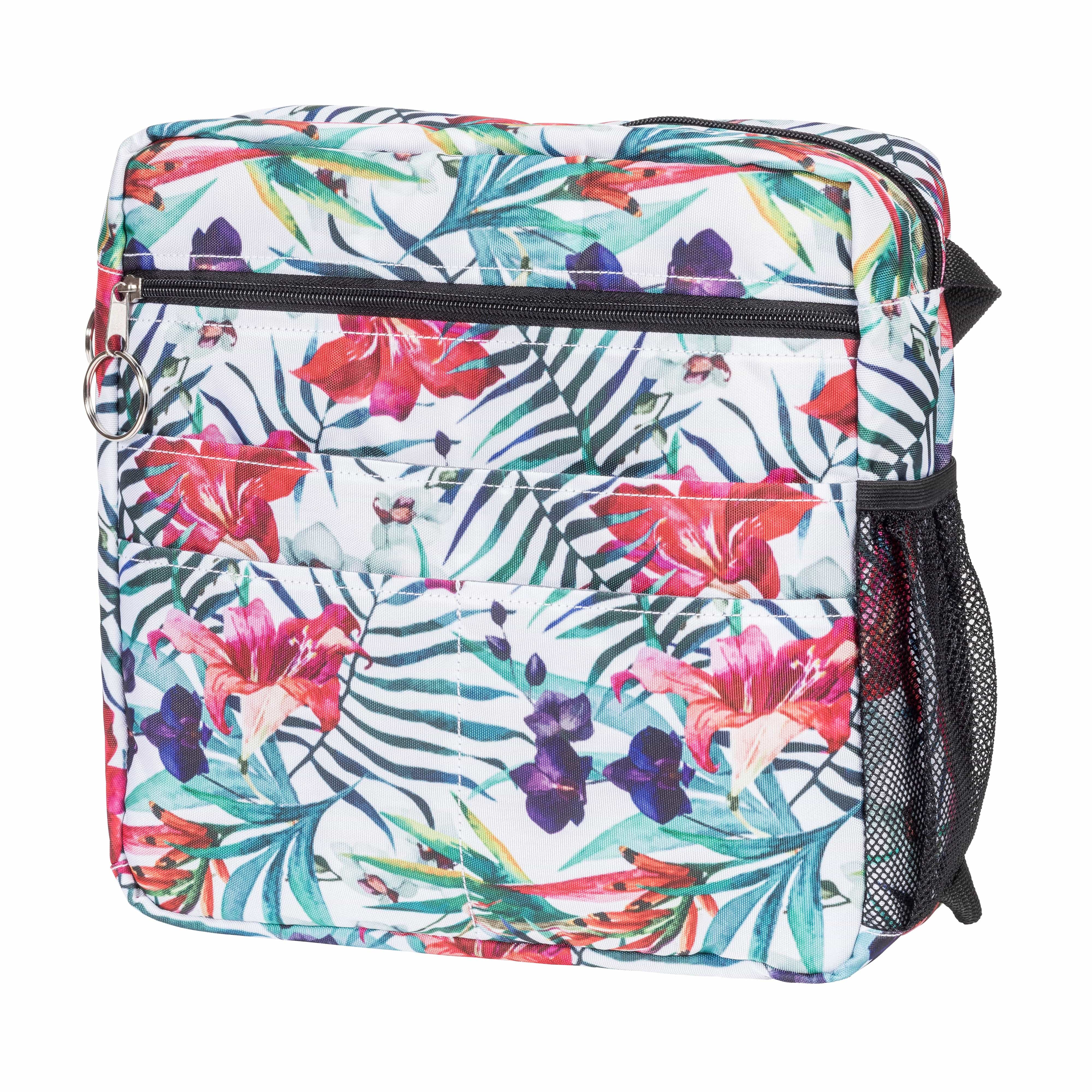 Drive Medical Walkers/Walker Accessories/Walker Carry Pouches and Baskets Tropical Floral Drive Medical Universal Mobility Tote