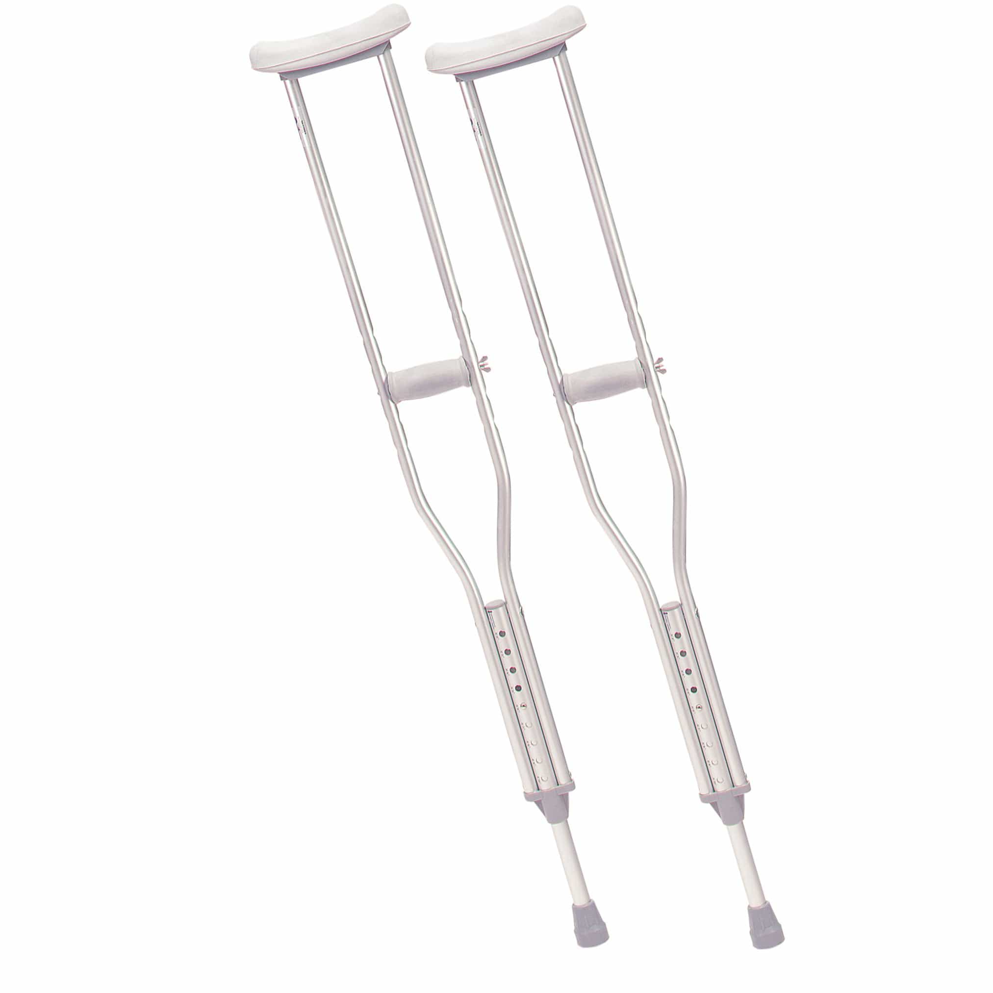 Drive Medical Crutches Adult Drive Medical Walking Crutches with Underarm Pad and Handgrip
