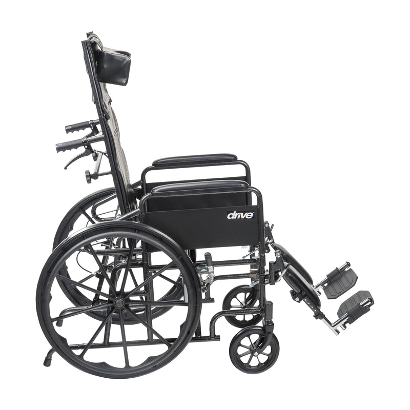 Drive Medical Silver Sport Full-Reclining Wheelchair