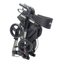 Drive Medical Compact Folding Rollator Rolling Walker, Grey/Black