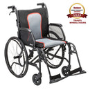 Drive Medical Silver Sport 1 Wheelchair with Full Arms and Swing away Removable Footrest