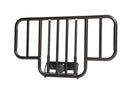 Drive Medical No Gap Half Length Side Bed Rails with Brown Vein Finish