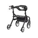 Drive Medical Nitro Sprint Rollator Rolling Walker, Hemi Height
