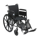 Drive Medical Cruiser III Light Weight Wheelchair with Flip Back Removable Arms