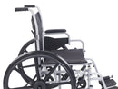 Drive Medical Poly Fly Light Weight Transport Chair Wheelchair with Swing away Footrest