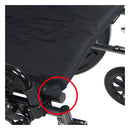 Drive Medical Cruiser X4 Lightweight Dual Axle Wheelchair with Adjustable Detatchable Arms