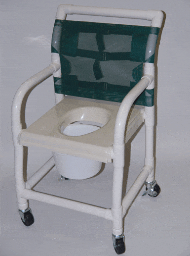 Healthline Standard size 18" Shower Chairs Healthline Shower and Commode chair Deluxe 18″ Vaccum Seat