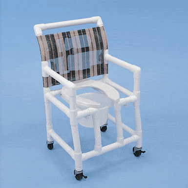 Healthline Standard size 18" Shower Chairs Healthline -Shower Commode Chair (Open-Front) [SC6043OFP]