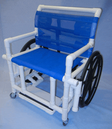 Healthline Specialty Wheelchairs Healthline Shower Wheelchair – 400 lb Capacity