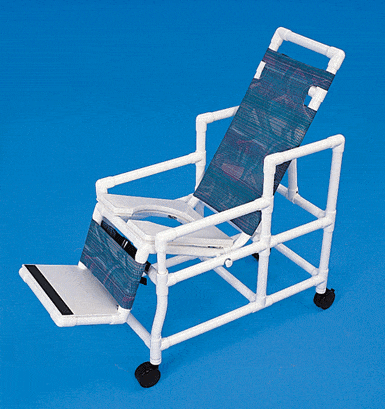 Healthline PVC Reclining Shower Chairs Healthline Tilt Shower Chair