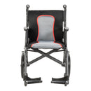 Drive Medical Silver Sport 1 Wheelchair with Full Arms and Swing away Removable Footrest