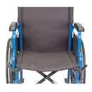 Drive Medical Blue Streak Wheelchair with Flip Back Desk Arms
