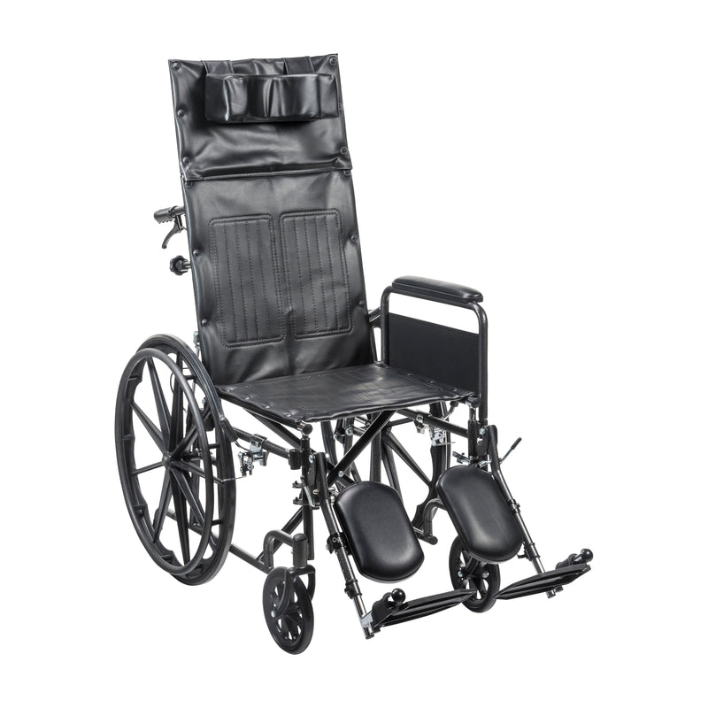 Drive Medical Silver Sport Full-Reclining Wheelchair