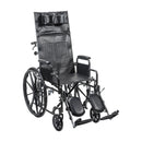 Drive Medical Silver Sport Full-Reclining Wheelchair