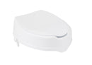 Drive Medical Raised Toilet Seat with Lock and Lid, Standard Seat