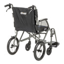 Drive Medical Silver Sport 1 Wheelchair with Full Arms and Swing away Removable Footrest