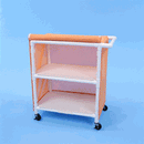 Healthline Two Shelf Cart, 32″ x 20″ Shelves [LC322W3]