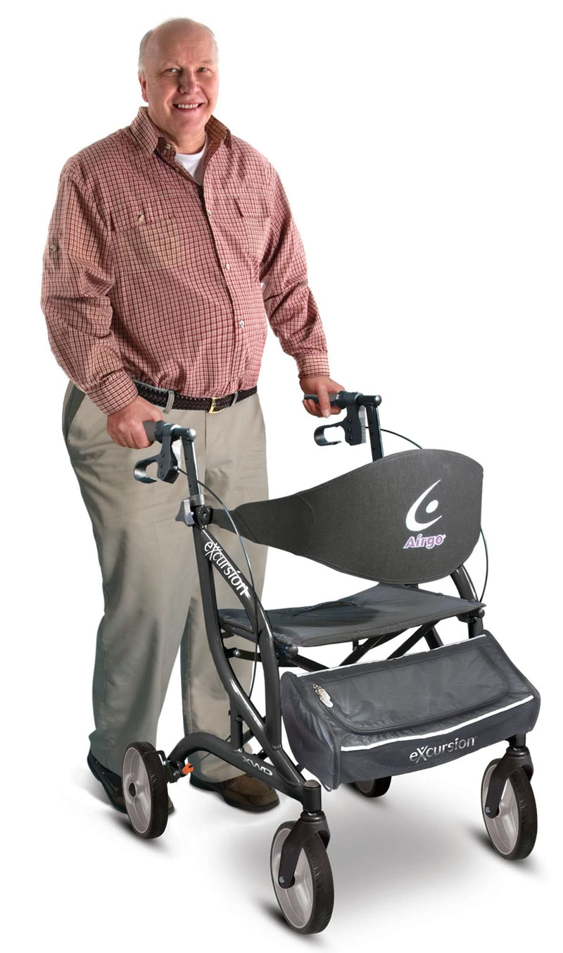 Drive Medical eXcursion XWD Heavy Duty Rollator Rolling Walker