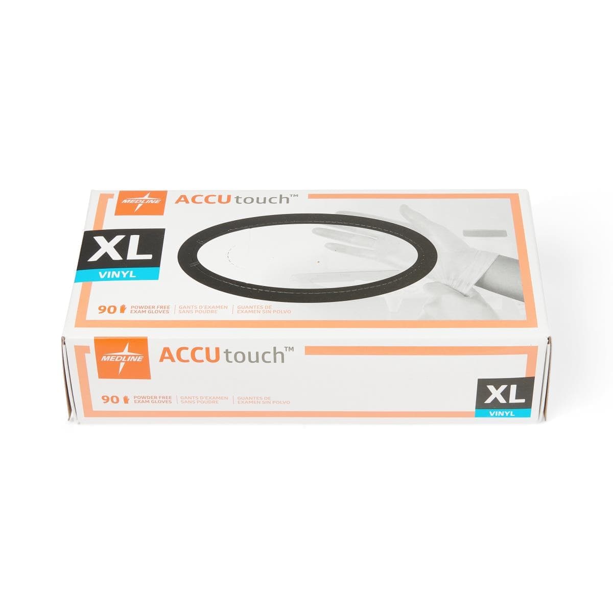 Medline XL / Case of 900 Medline Accutouch Synthetic Exam Gloves