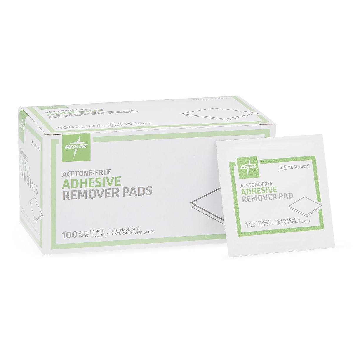 Medline Box of 100 Medline Adhesive Remover Pads