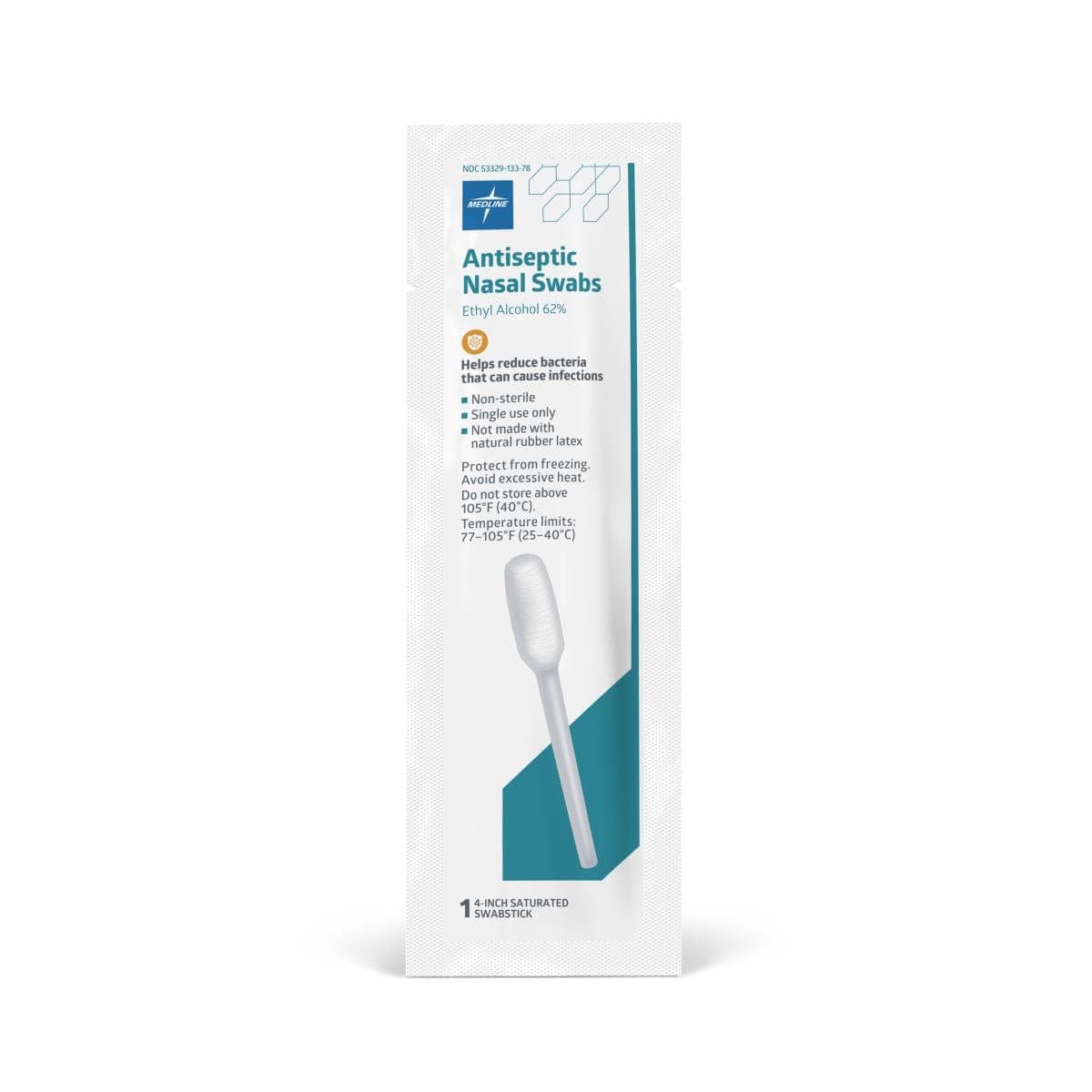 Medline Case of 360 Medline ALC Nasal Antiseptic Swabs