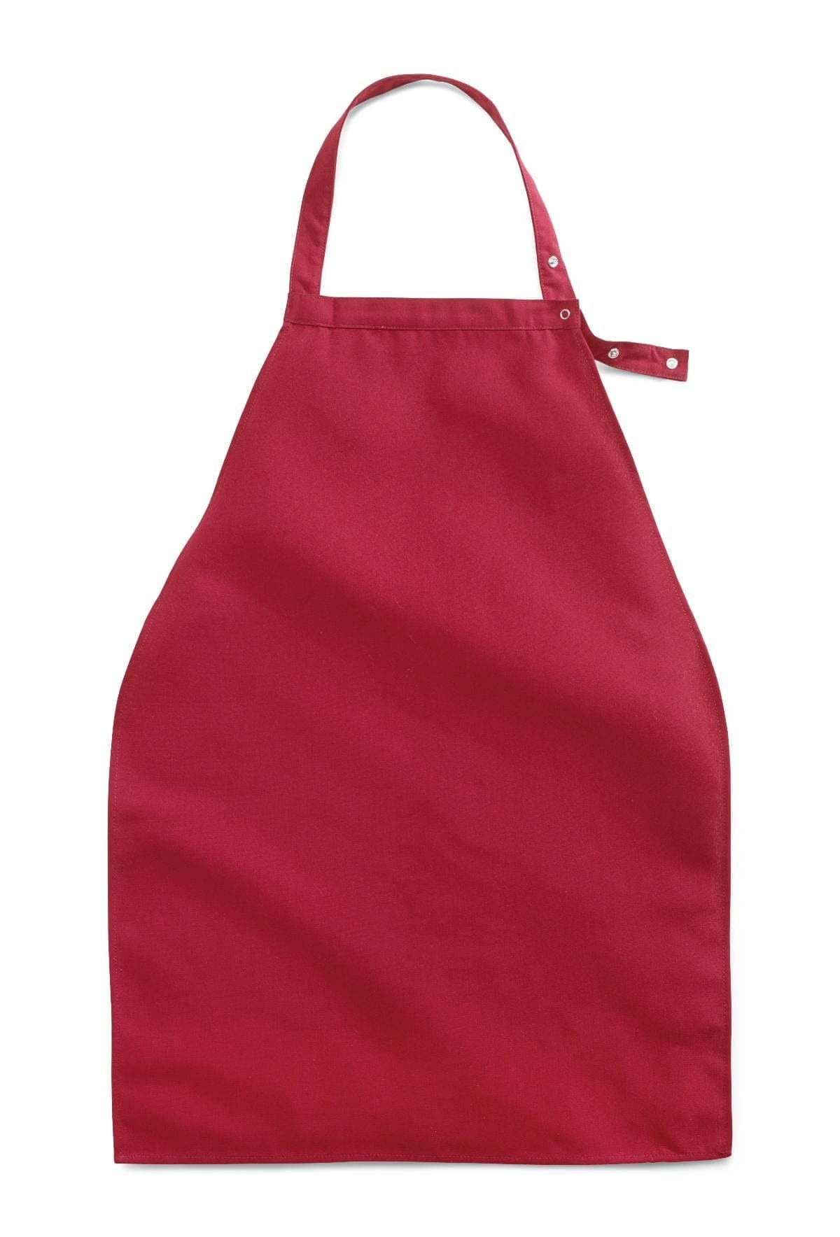 Medline Burgundy Medline Apron-Style Dignity Napkins with Snap Closure