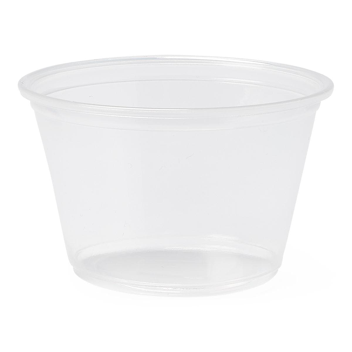 Medline 1 OZ Medline Clear Plastic Soufflé Portion Cups