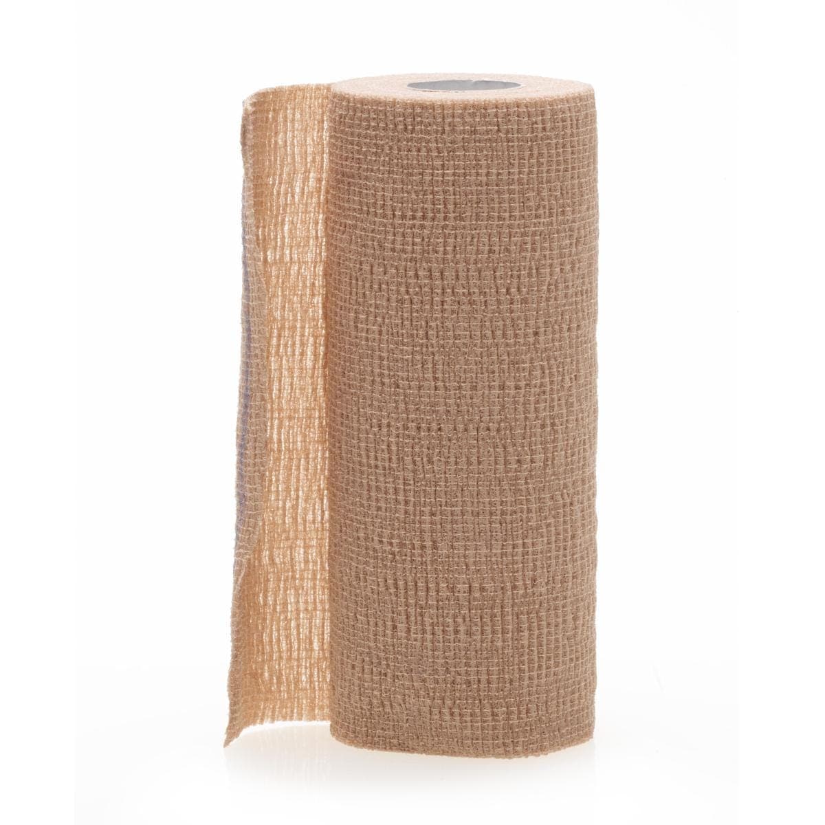 Medline Tan / 6''X5YD / Case of 12 Medline CoFlex LF2 Quick-Stick Nonsterile Cohesive Bandages