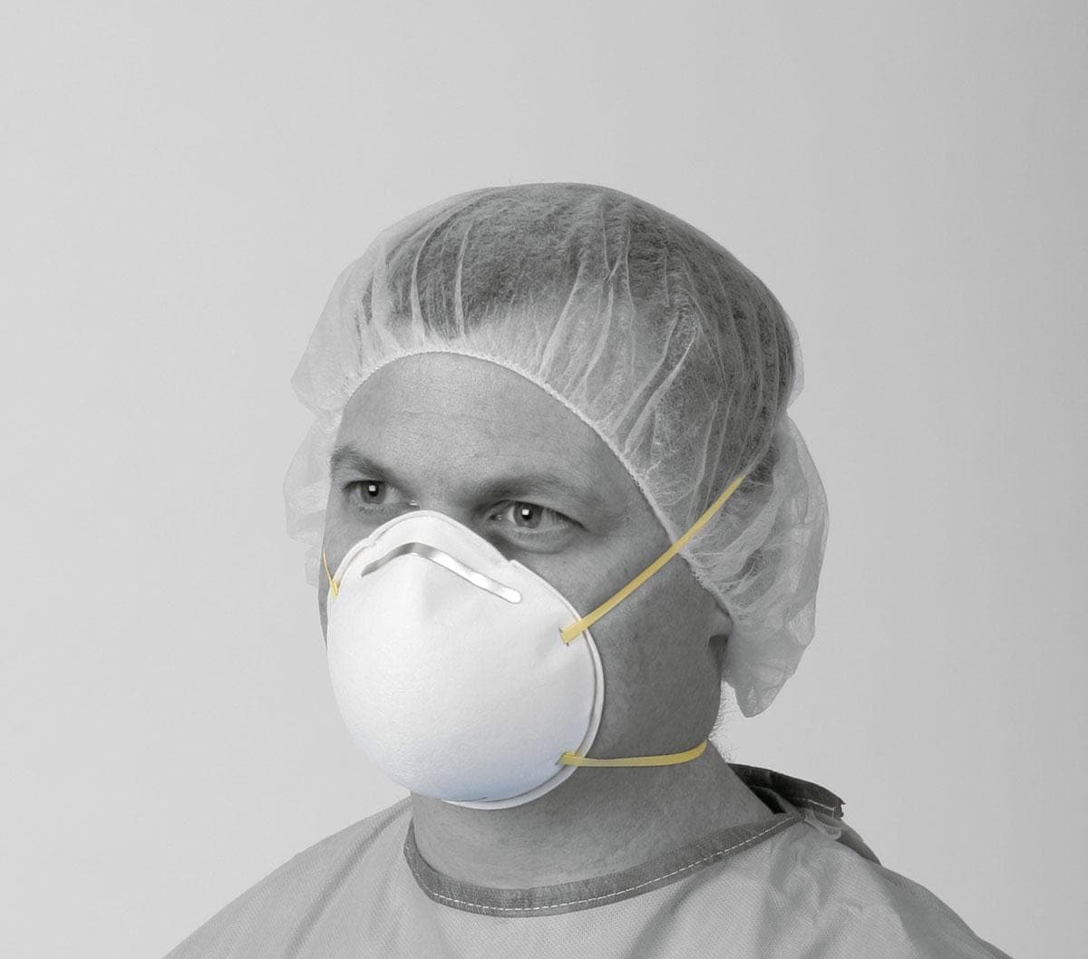Medline SM / Box of 20 Medline Cone-Style N95 Surgical Respirator Mask