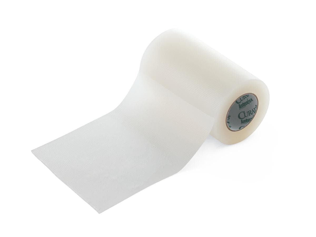 Medline 3" x 10YD / Single Roll Medline CURAD Transparent Adhesive Plastic Tape