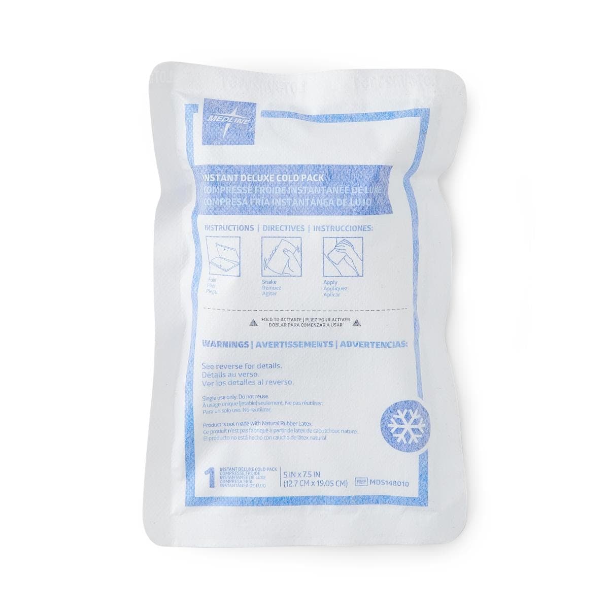 Medline 5"X7.5" / Case of 24 Medline Deluxe Instant Cold Packs