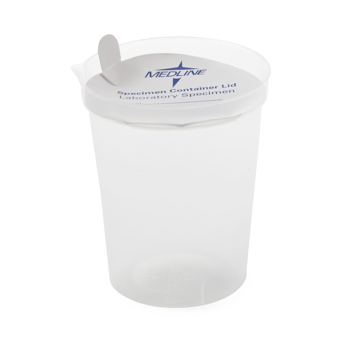 Medline Lid / Polypropylene (PP) Medline Deluxe Urinalysis Container