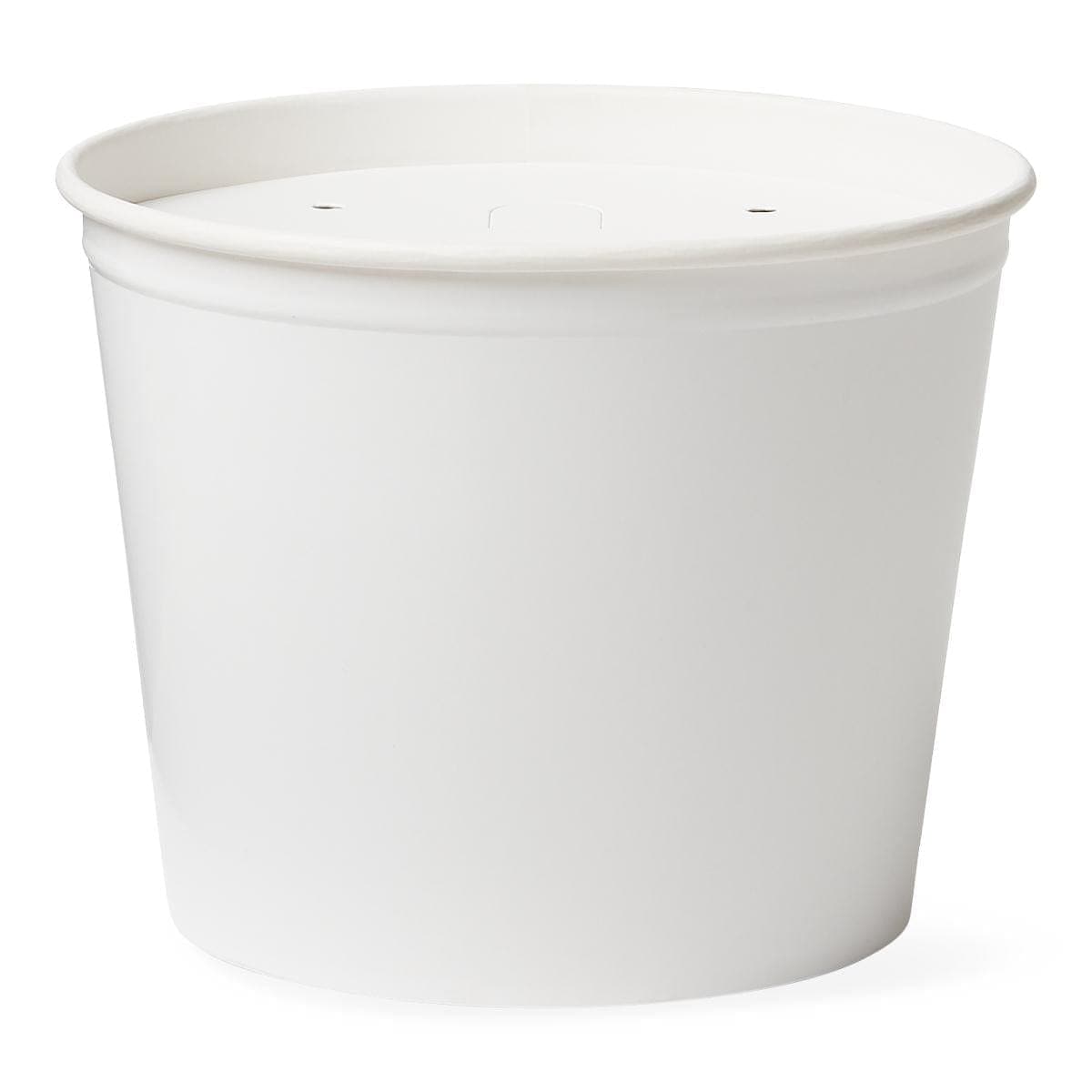 Medline 85 OZ / Case of 150 Medline Disposable Paper Bucket and Lid Combos