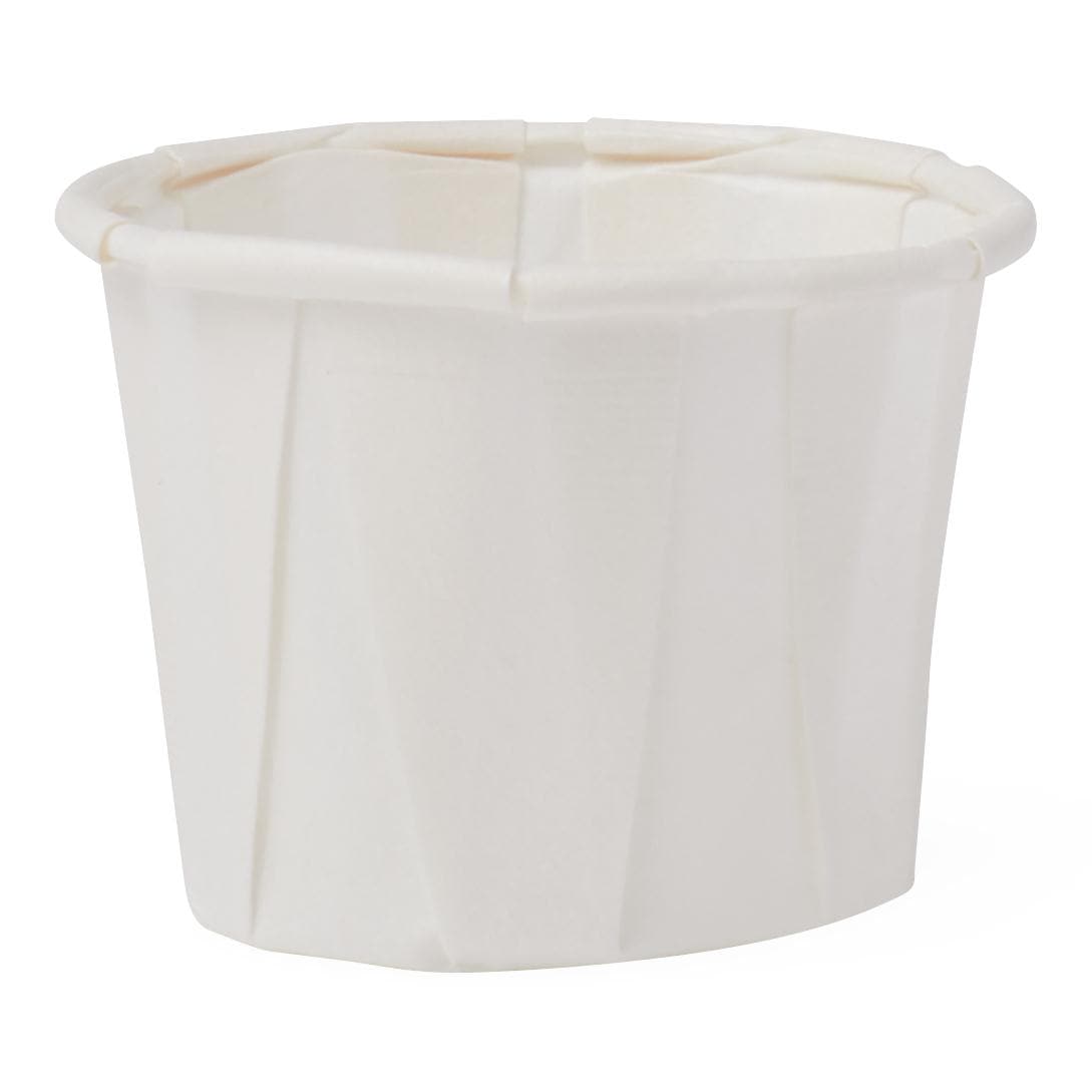 Medline 0.75 OZ / Box of 250 Medline Disposable Paper Souffle Cups