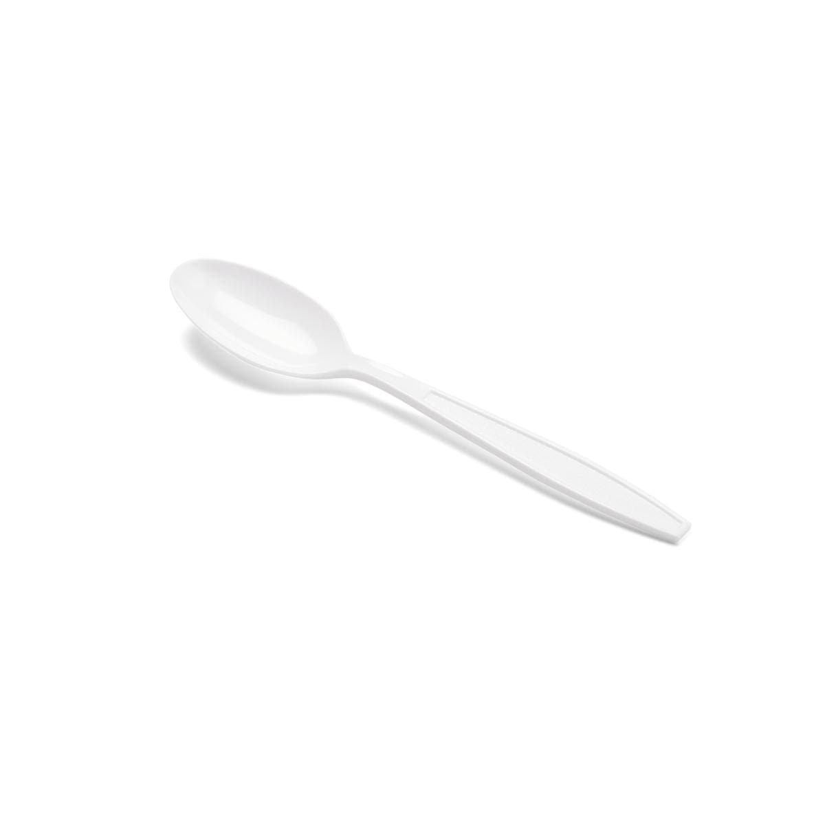 Medline Box of 200 Medline Disposable White Plastic Spoons